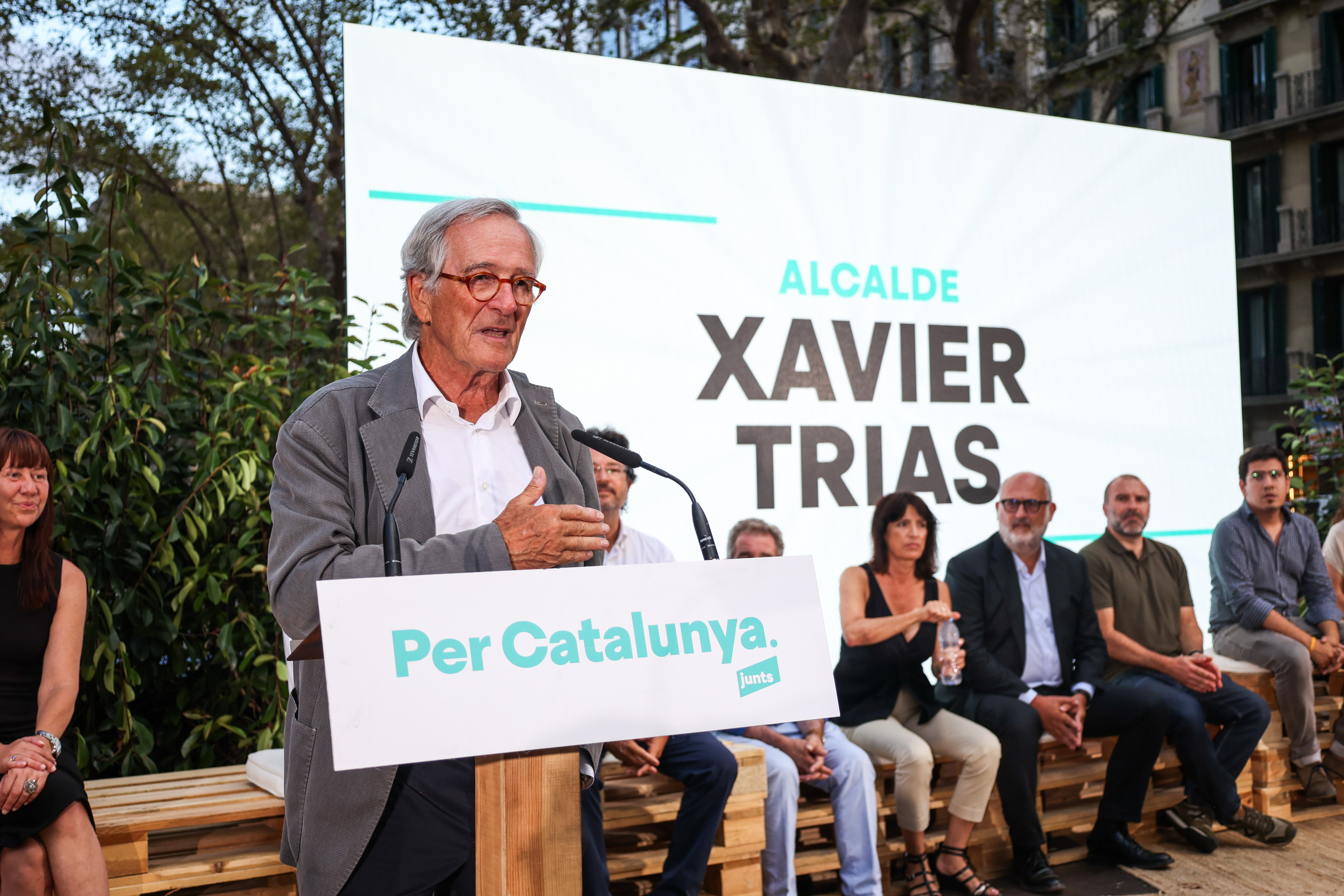 Xavier Trias no se marchará este año del Ayuntamiento de Barcelona: "Me quedo un tiempo más"