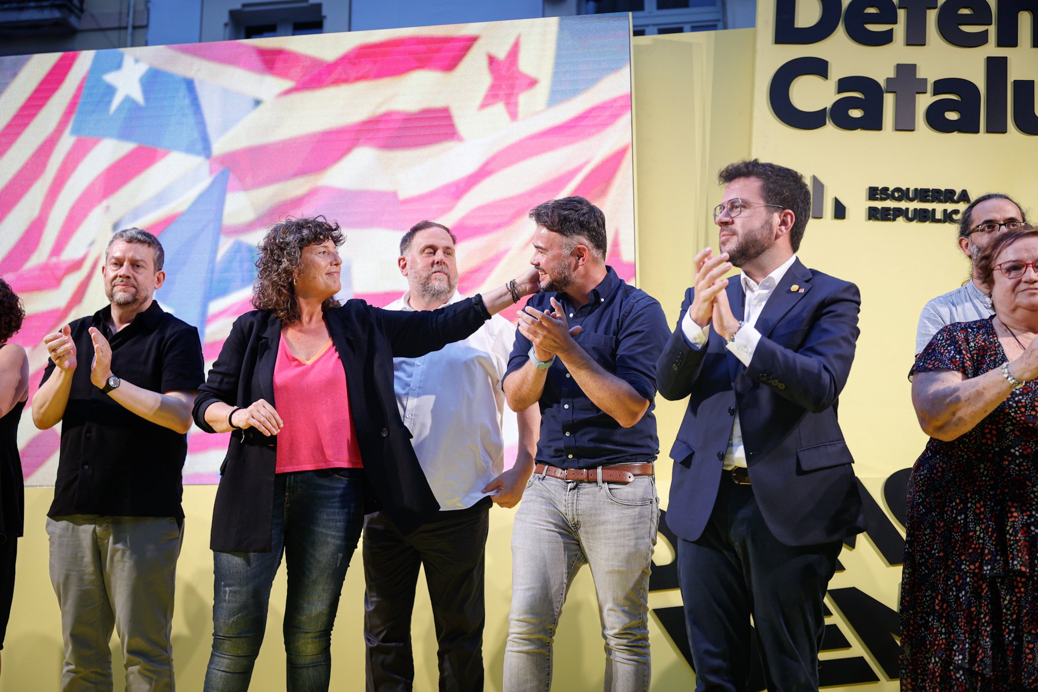 ERC cierra la campaña con Rufián reivindicando el trabajo hecho en Madrid sin renunciar a la independencia