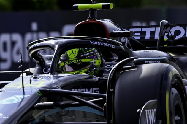 Lewis Hamilton pole Hungaroring / Foto: EFE - Zsolt Czegledi Lewis Hamilton pole Hungaroring / Foto: EFE - Zsolt Czegledi