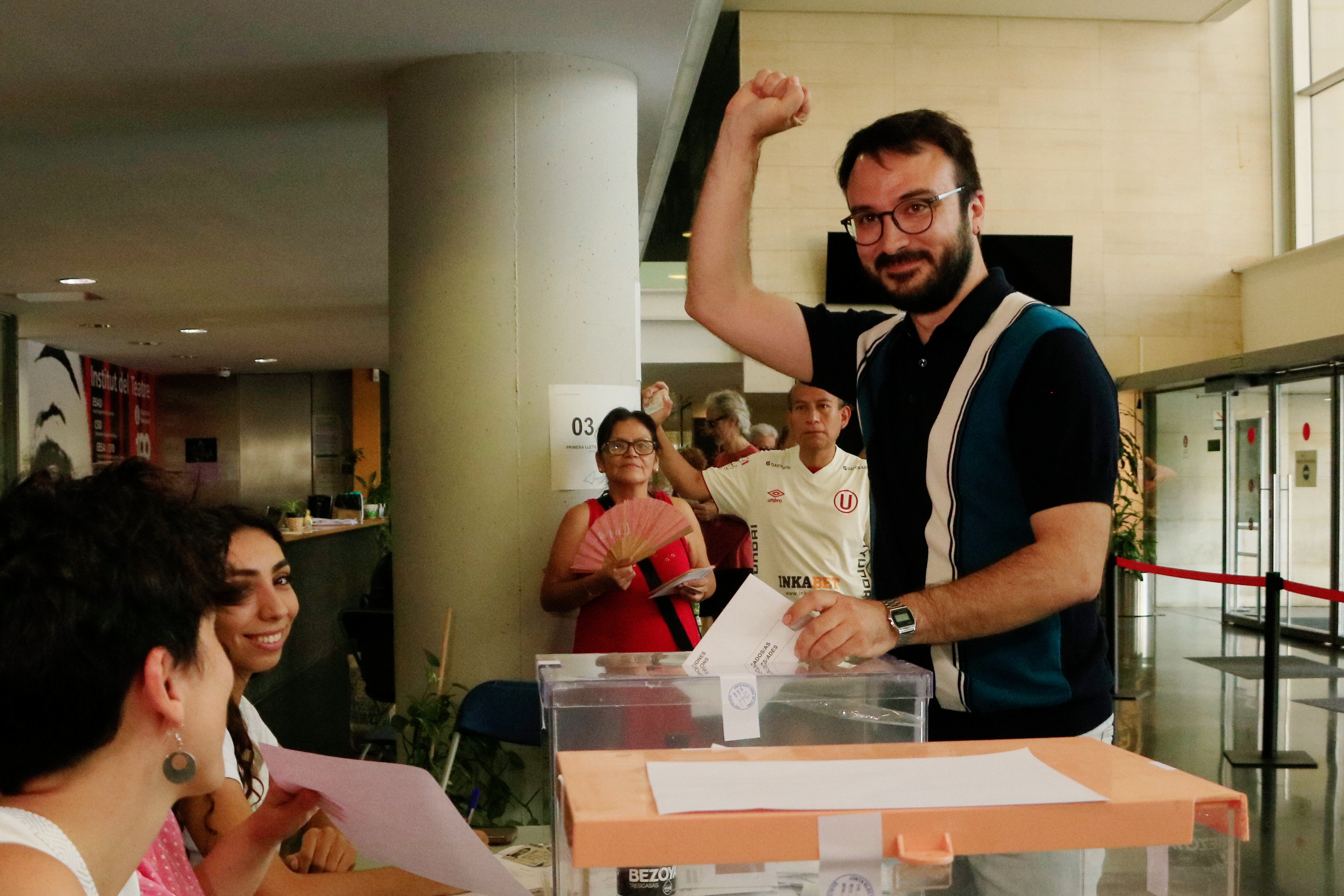 Albert Botran vota eleccions generals 2023 Albert Botran vota eleccions generals 2023