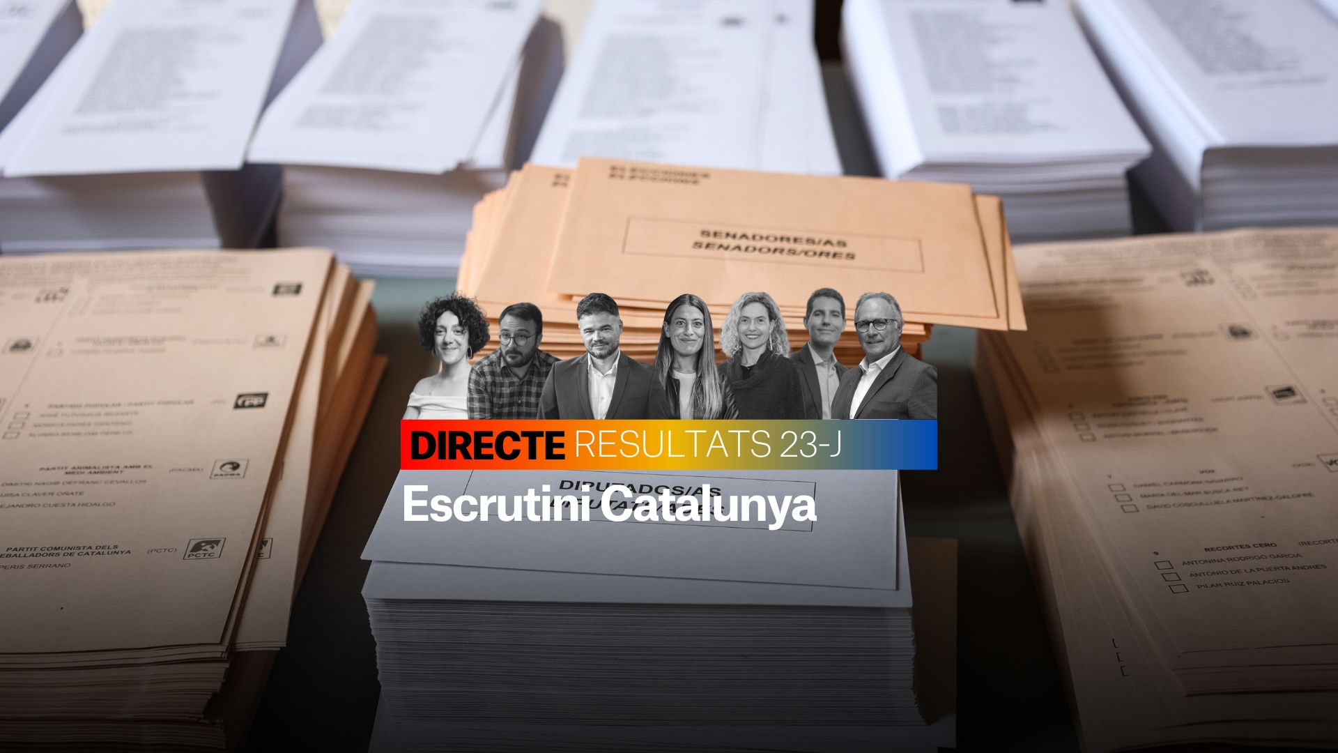 Elecciones generales 2023 en Catalunya, DIRECTO | Junts, ERC, CUP, Sumar, PSC, PPC y Vox