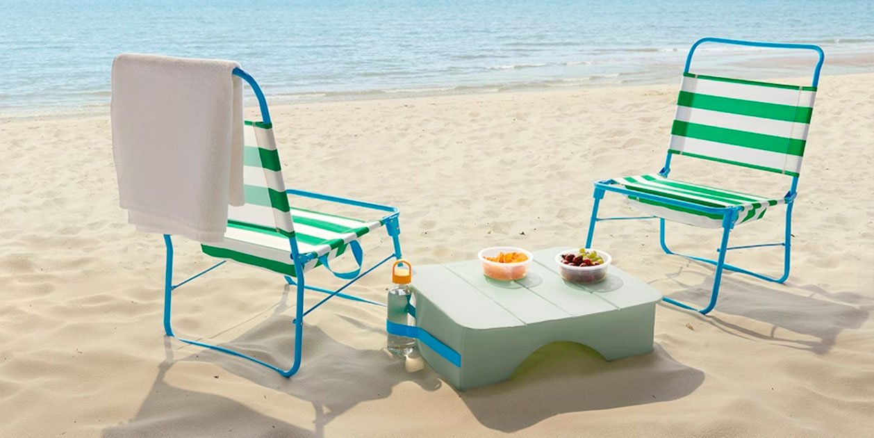 Ikea tiene una mesa para ir a la playa que no ocupa nada de espacio