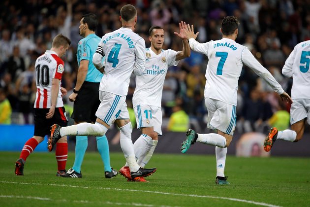 Lucas Vázquez Cristiano Ronaldo Sergio Ramos Reial Madrid Athletic Club Efe