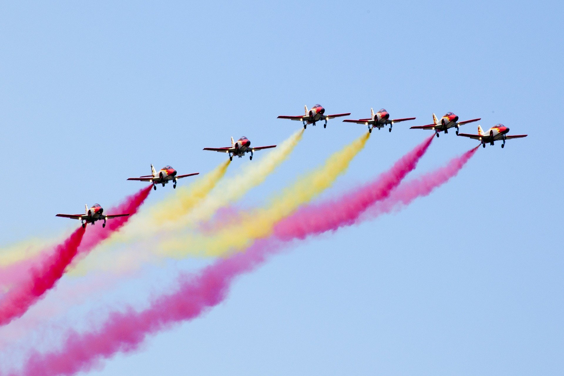 La Patrulla Águila se exhibirá en Tarragona por los Juegos del Mediterráneo