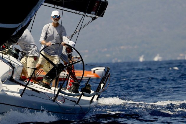Felipe de regata en Palma / EFE Felipe de regata en Palma / EFE