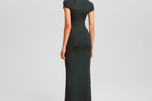 Vestido largo manga corta1 Vestido largo manga corta1