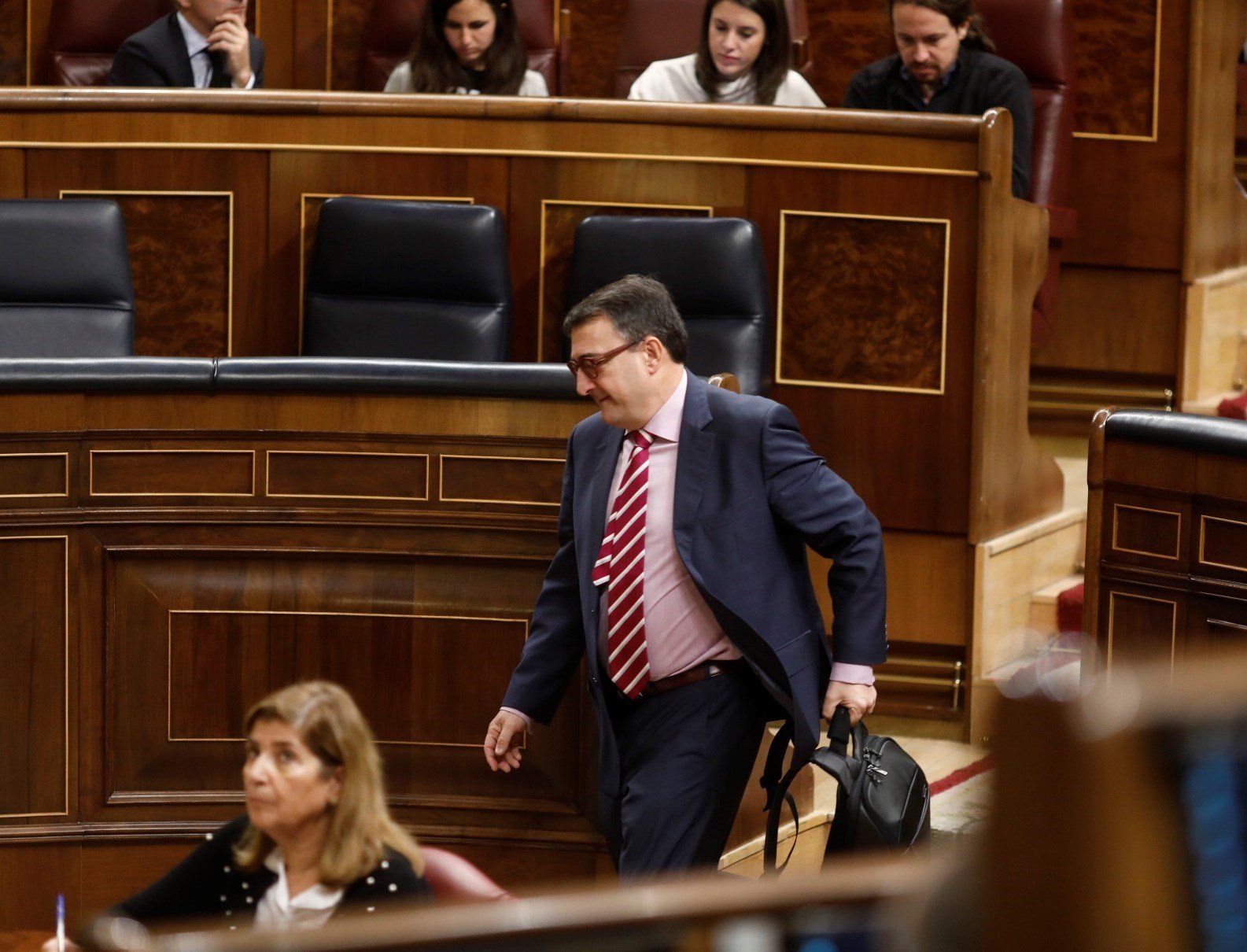 Aitor Esteban (PNV) visitó en la cárcel a Jordi Sànchez