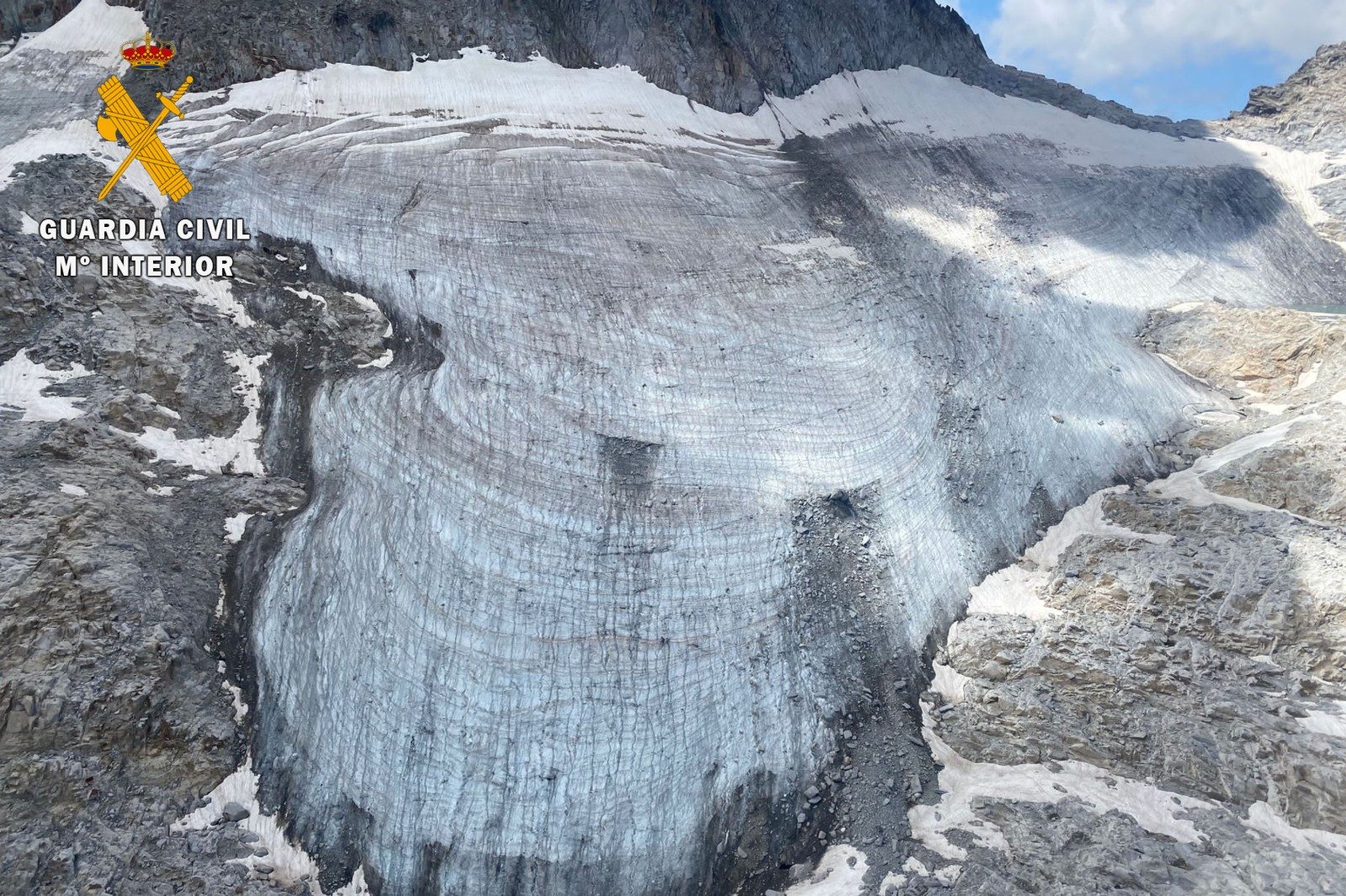 Alarma por el mal estado del glaciar del Aneto a causa de las altas temperaturas