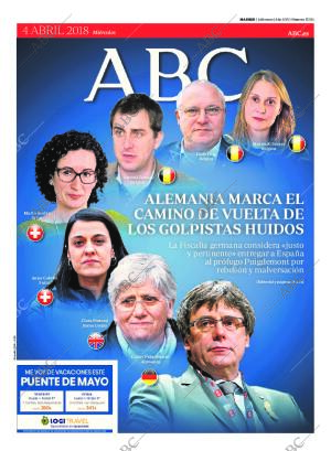 Portada ABC 4 abril 2018