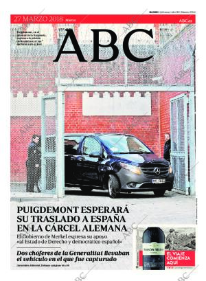 Portada ABC 27 marzo 2018