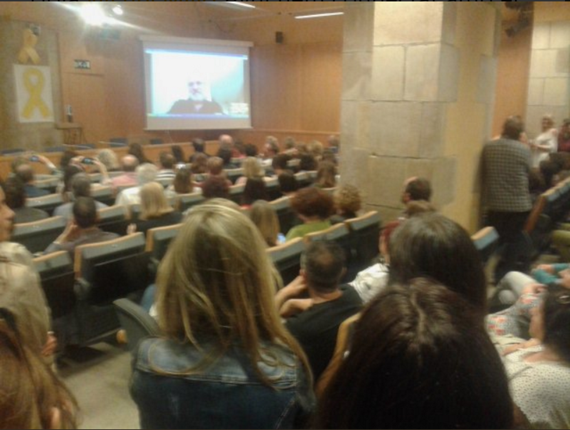 Lluís Puig comparece en videoconferencia en la Conselleria de Cultura
