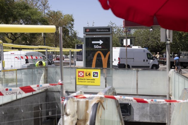 OBRAS METRO L4 BARCELONETA / Foto: Montse Giralt