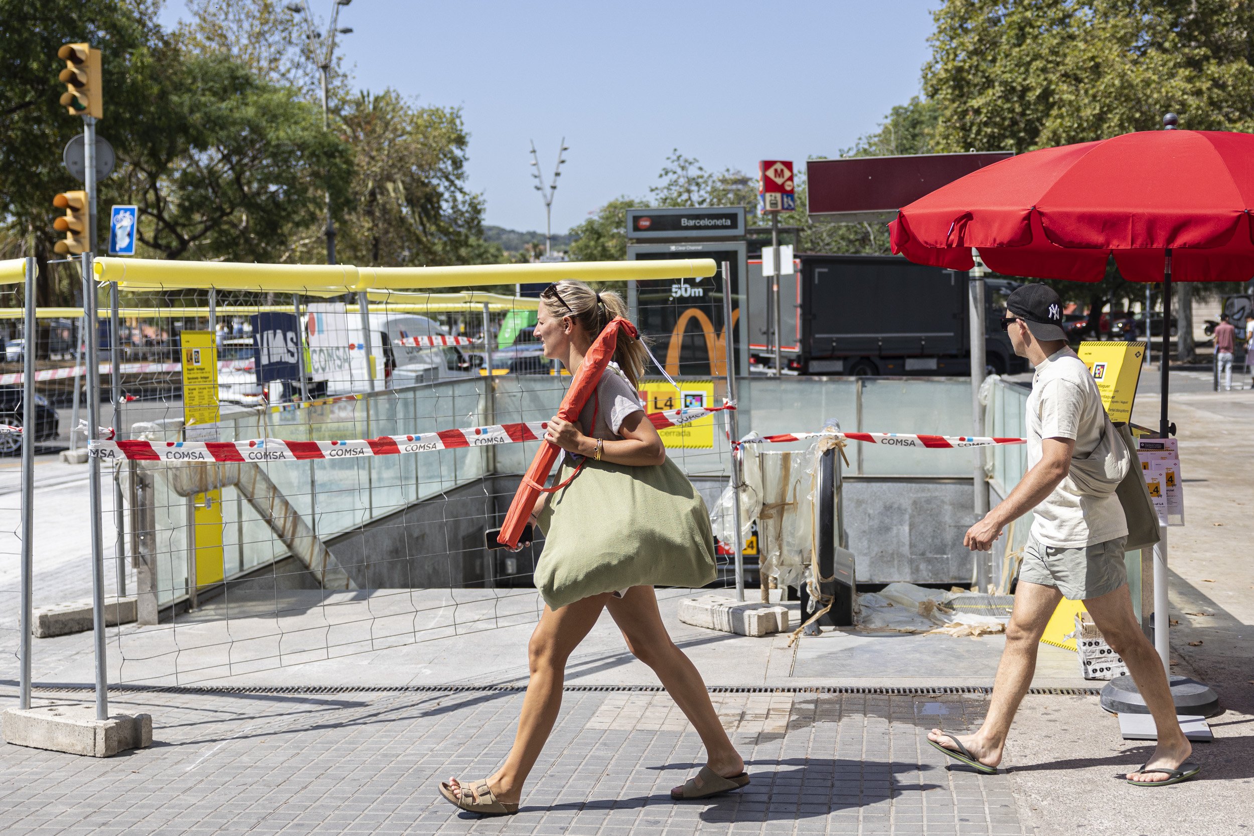 Cambio de fase del corte de la L4 del Metro: ¿cómo llegar a las playas de Barcelona?