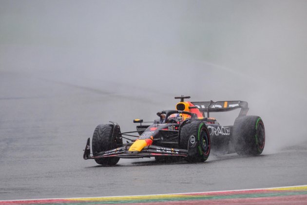 Max Verstappen al volante del Red Bull en Bélgica / Foto: EFE