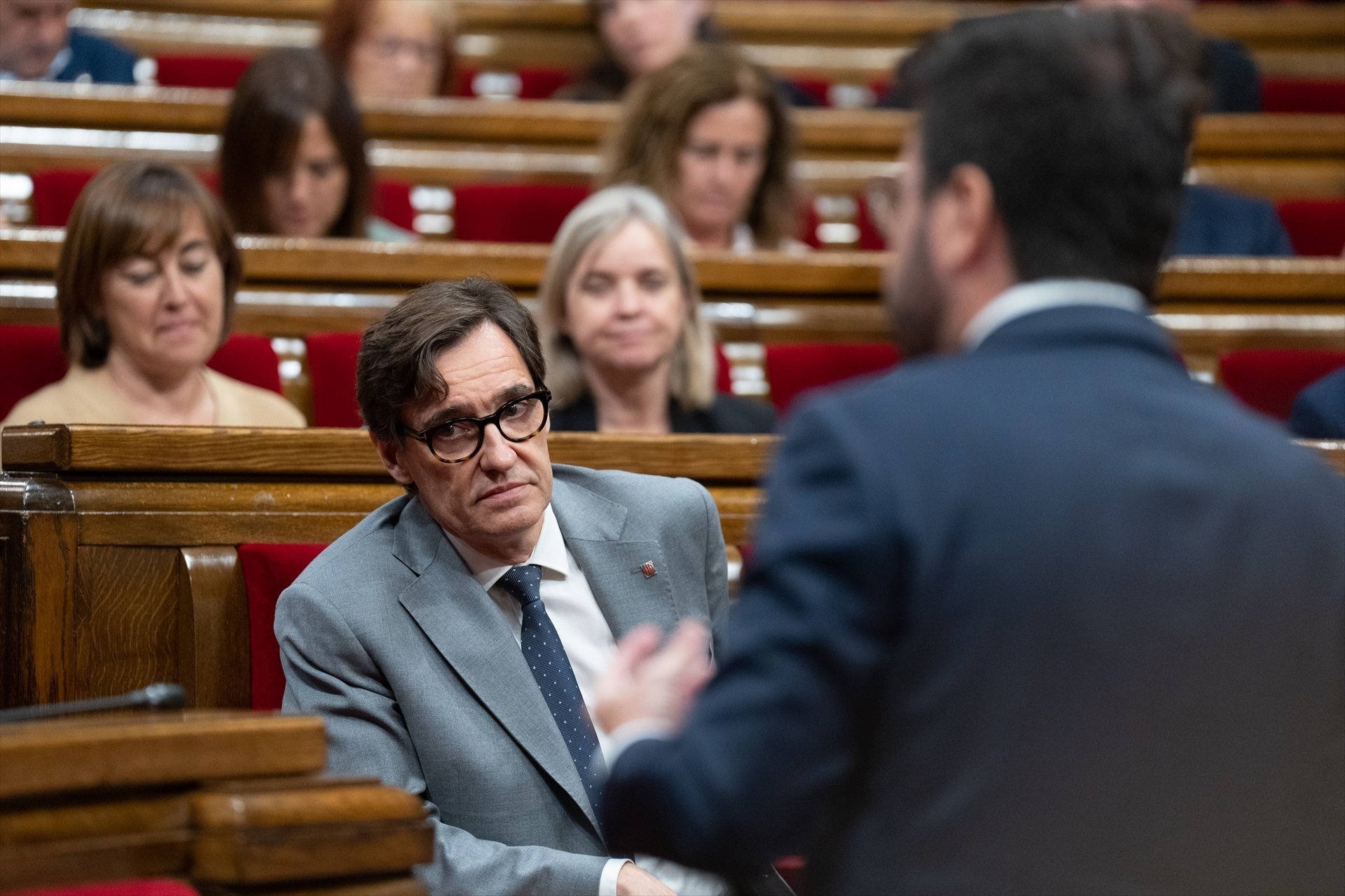 Salvador Illa rejects Aragonès's proposal for a PSC-ERC-Junts election debate outside Catalonia