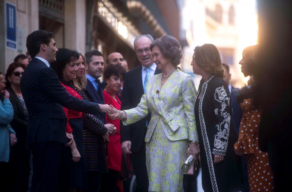 reina Sofía de verde EFE