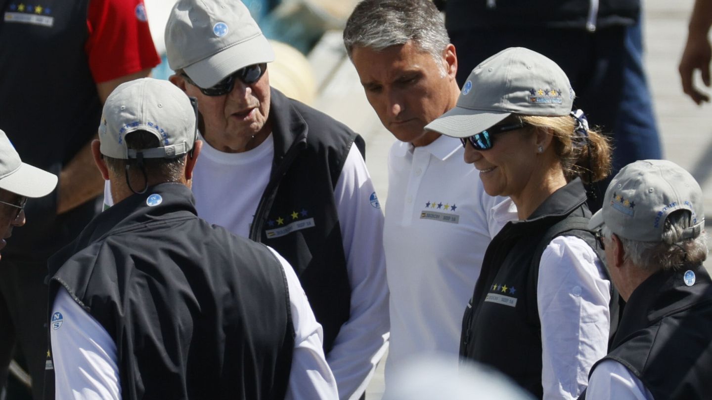 Juan Carlos i Elena en les regates EFE Juan Carlos i Elena en les regates EFE