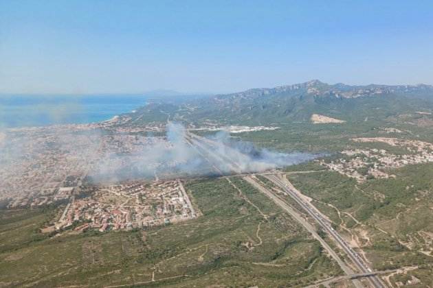 incendio monte-encarnado del campo