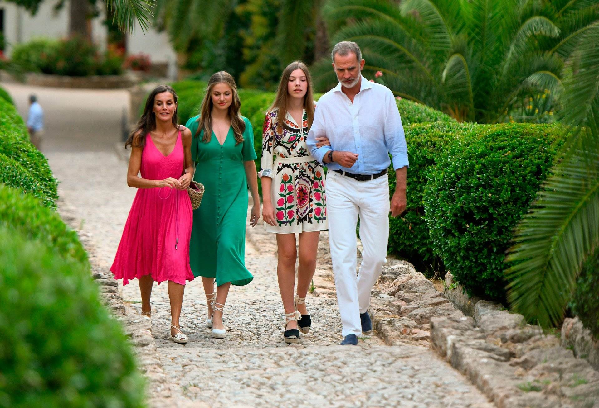 Letizia, Leonor, Sofía y Felipe GTRES