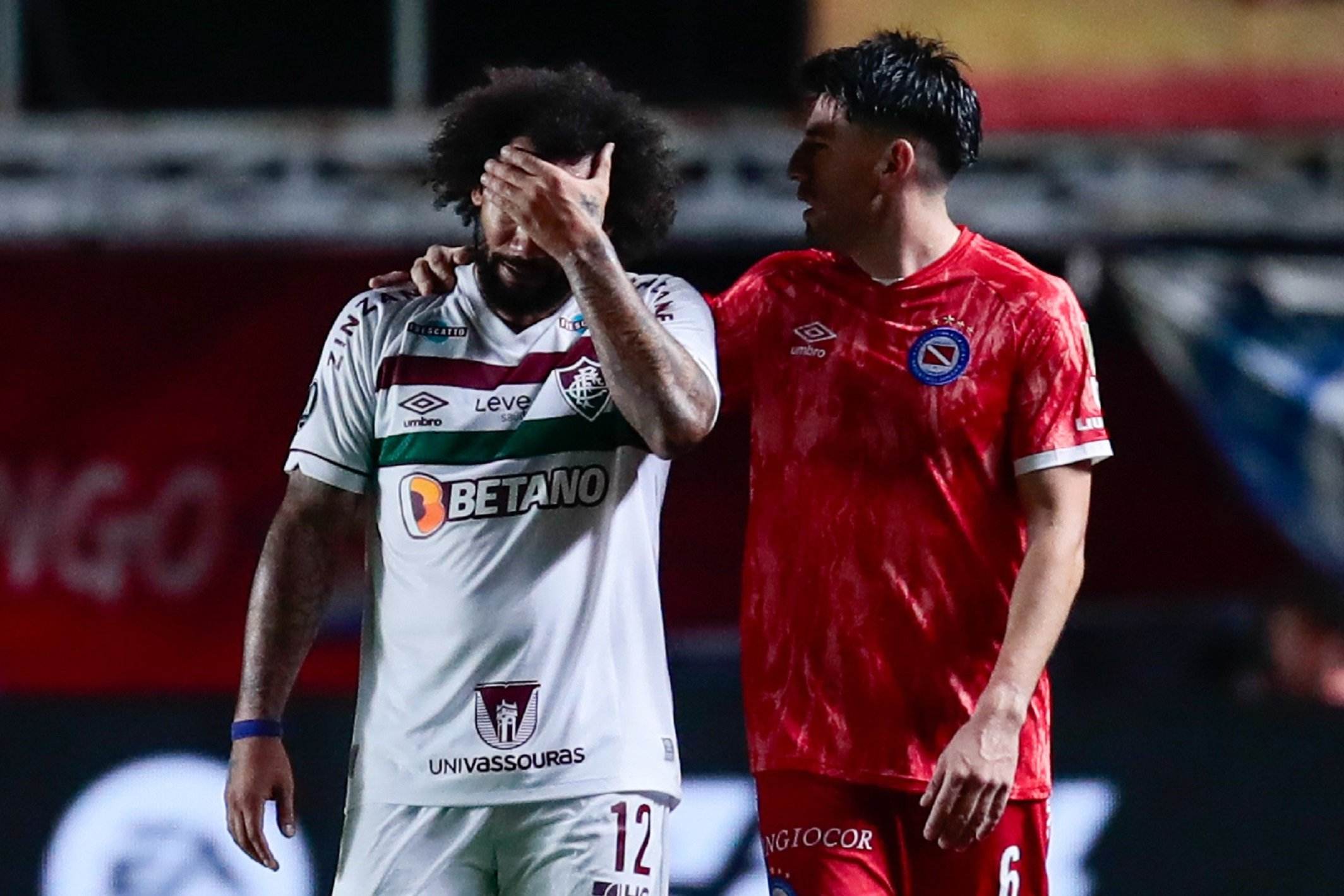 Marcelo, desesperado y entre lágrimas después de provocar una escalofriante lesión a Luciano Sánchez