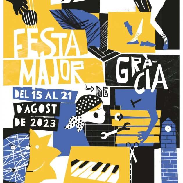 Fiestas de Gracia 2023: programa, conciertos y mapa de las calles decoradas