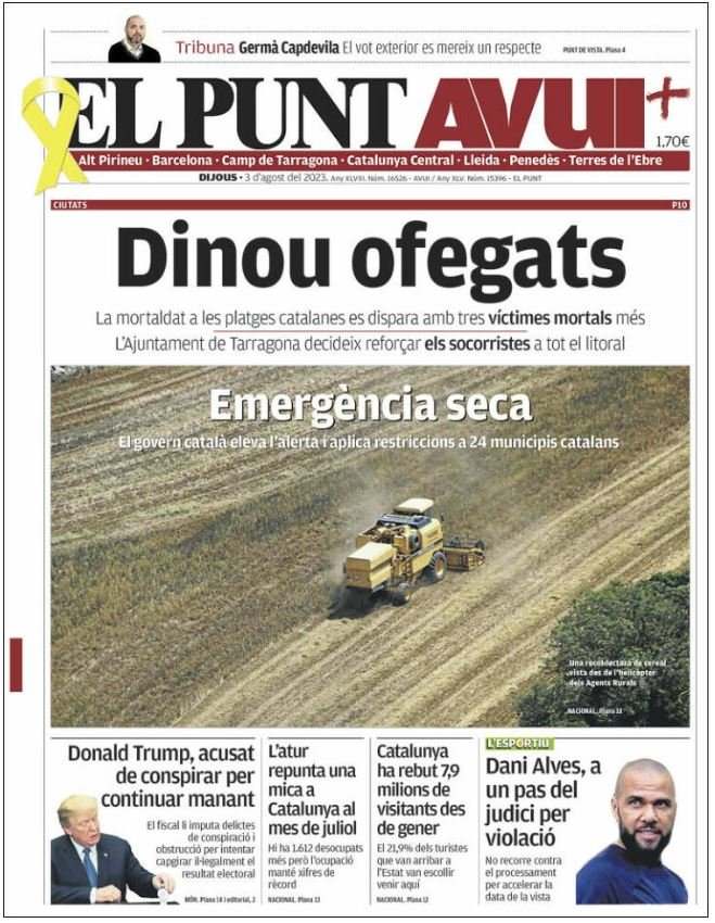 el punt avui 3 agost el punt avui 3 agost