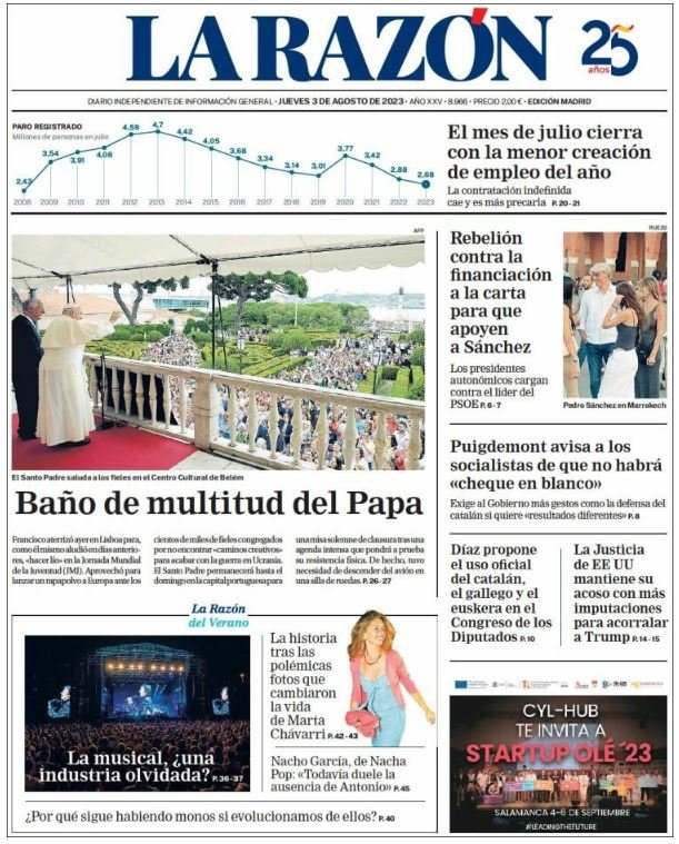 la razon 3 agost la razon 3 agost