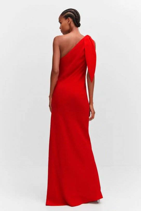 Vestit asimètric llaç