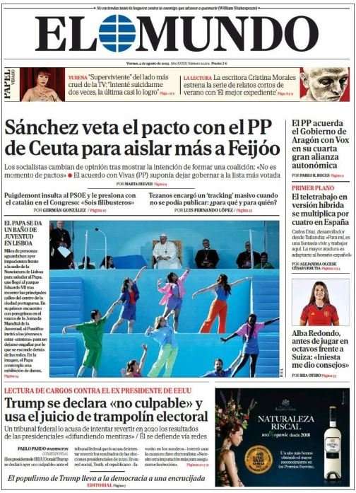 el mundo 4 agosto el mundo 4 agosto