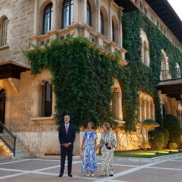 Felipe Letizia Sofía recepción palacio Marivent 2023 casa reial3 Felipe Letizia Sofía recepción palacio Marivent 2023 casa reial3