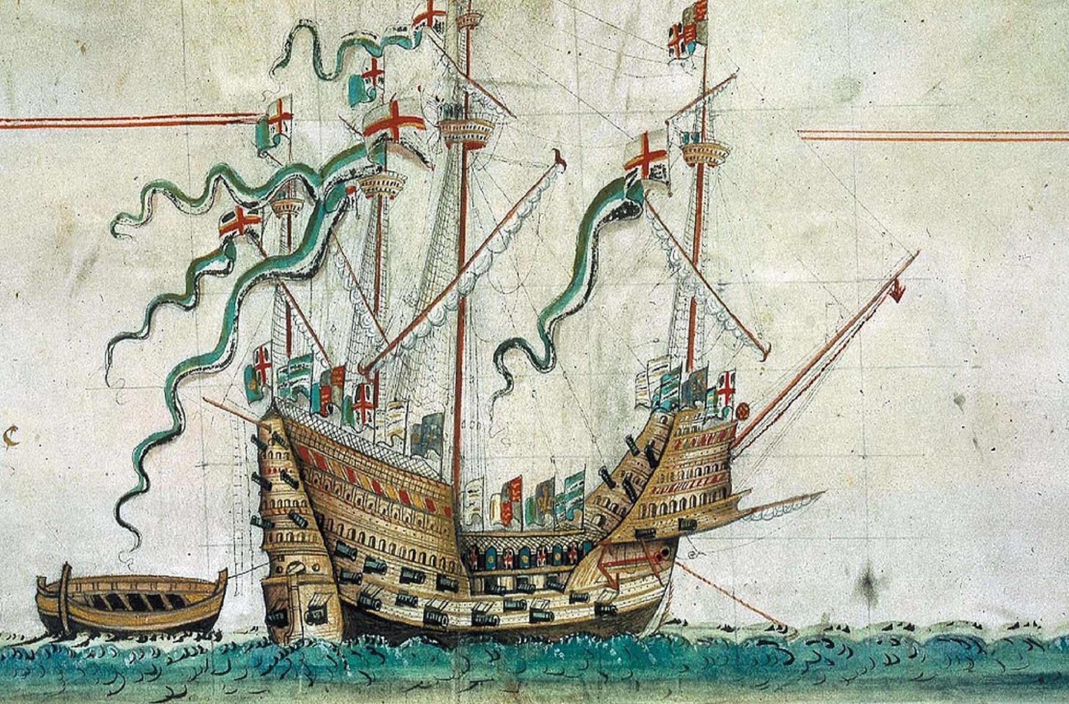 Los marineros catalanes de la 'Mary Rose', la gran carraca de Enrique VIII