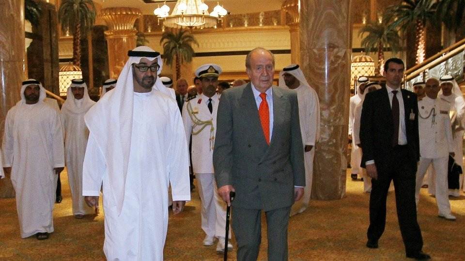 Juan Carlos I en Abu Dabi