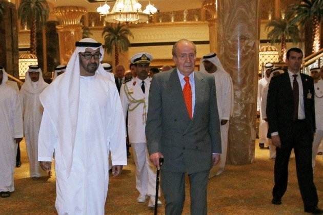 Juan Carlos I en Abu Dabi