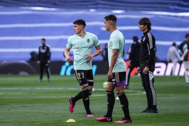 Iván Fresneda Real Valladolid entrenamiento / Foto: Europa Press - Irina R. Hipolito