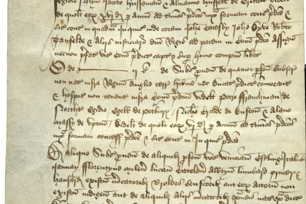 Una Letter of Denization (1441). Font Foudation for Medieval Genealogy Una Letter of Denization (1441). Font Foudation for Medieval Genealogy