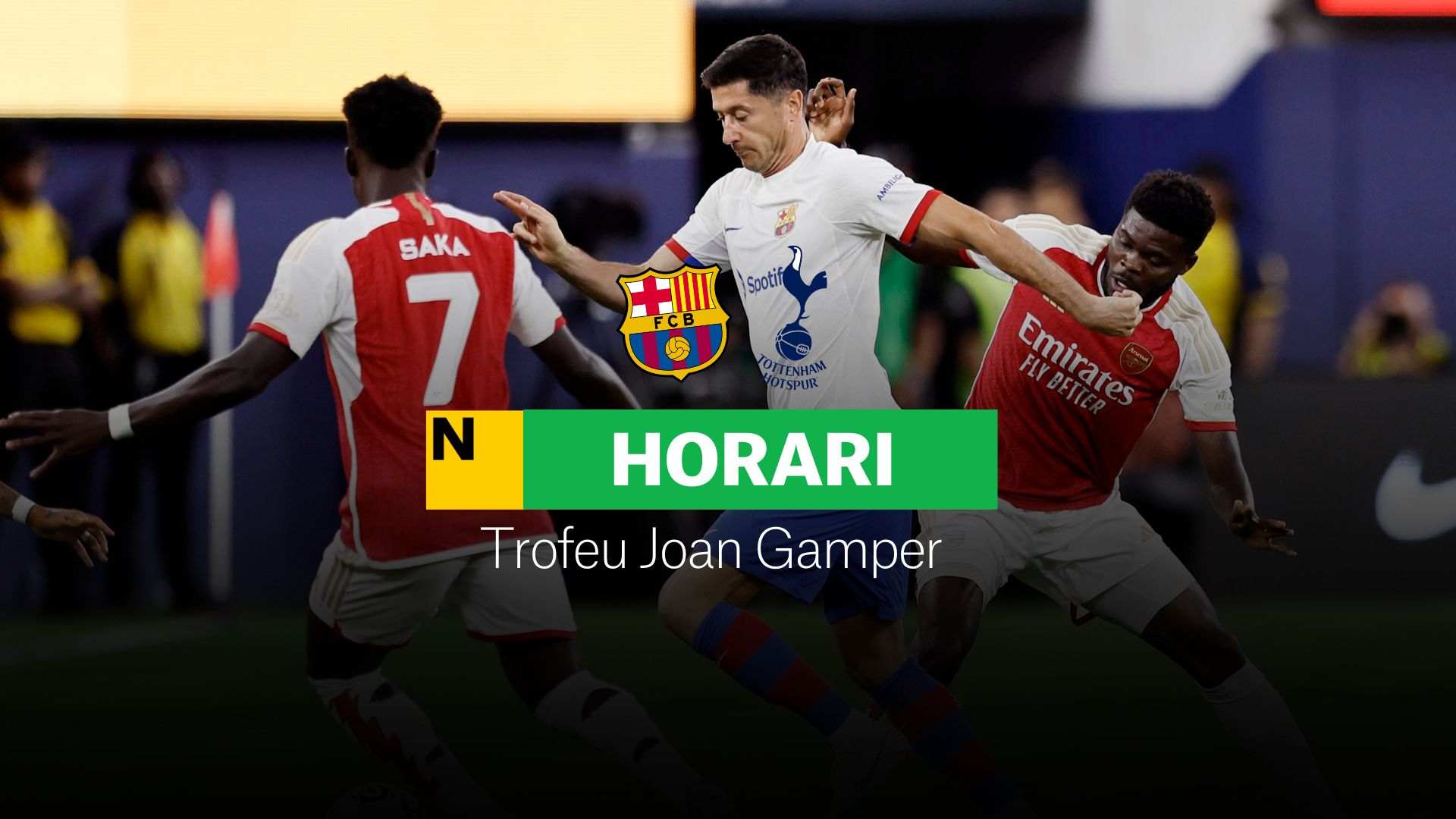 Barcelona - Tottenham, hoy: Alineaciones, horario y dónde ver el Trofeo Joan Gamper 2023