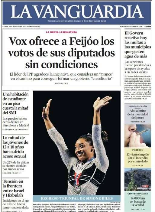 la vanguardia 7 agost la vanguardia 7 agost