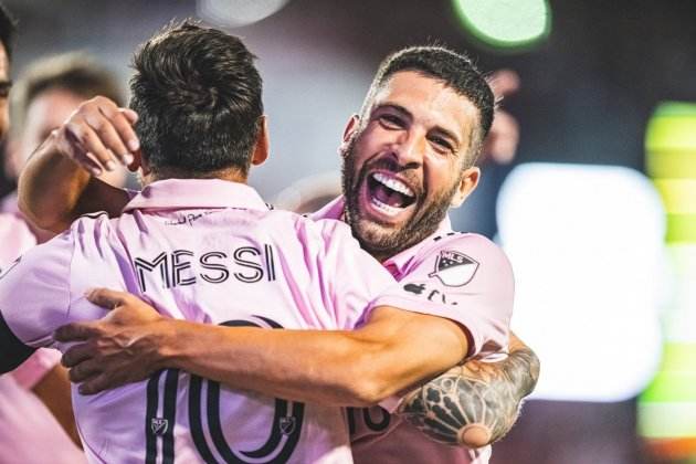 Leo Messi Jordi Alba Inter Miami Dallas Leagues Cup / Foto: Inter Miami