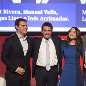 Ciutadans Albert Rivera Ines Arrimadas Mario Vargas Llosa Manuel Valls - Sergi Alcàzar Ciutadans Albert Rivera Ines Arrimadas Mario Vargas Llosa Manuel Valls - Sergi Alcàzar