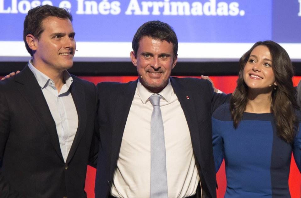 Ciutadans Albert Rivera Ines Arrimadas Mario Vargas Llosa Manuel Valls - Sergi Alcàzar