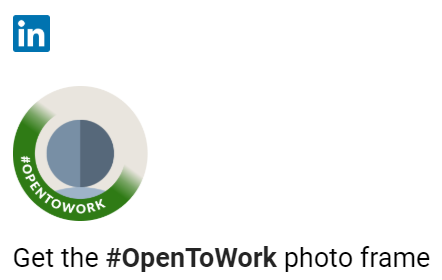 Open to work