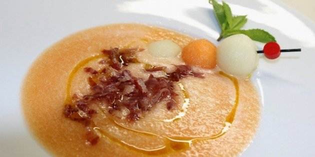plat sopa de meló plat sopa de meló