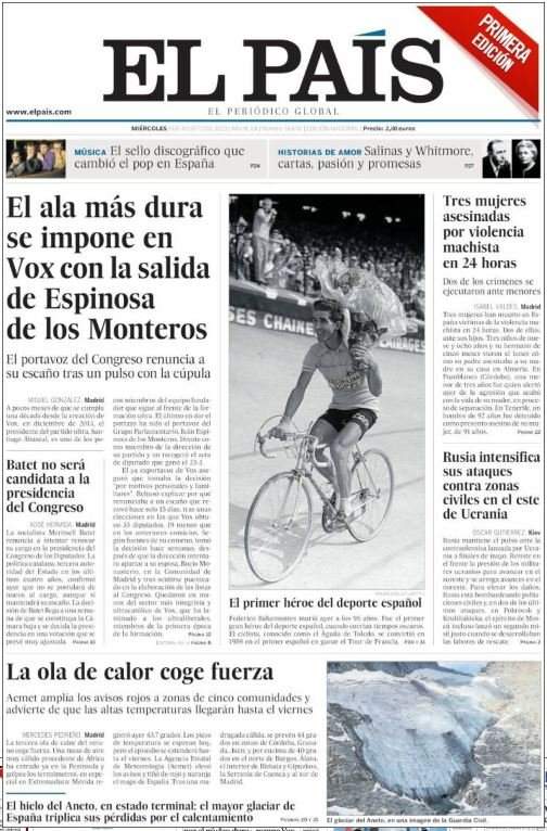 el pais 9 agost el pais 9 agost