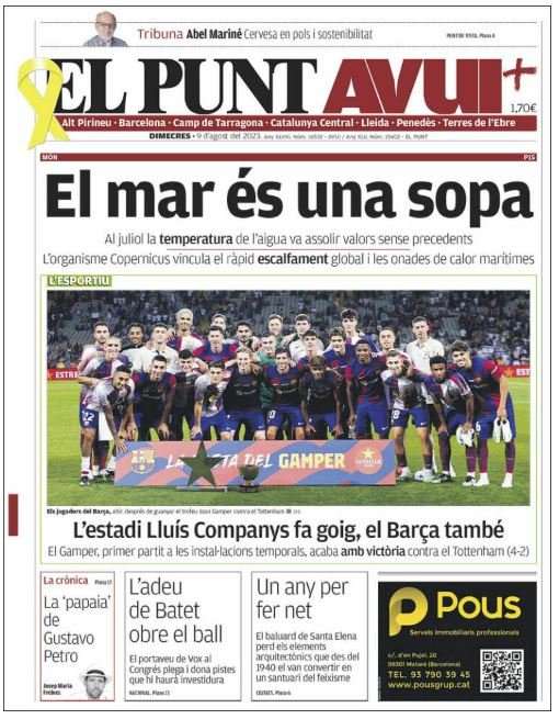 el punt avui 9 agost el punt avui 9 agost