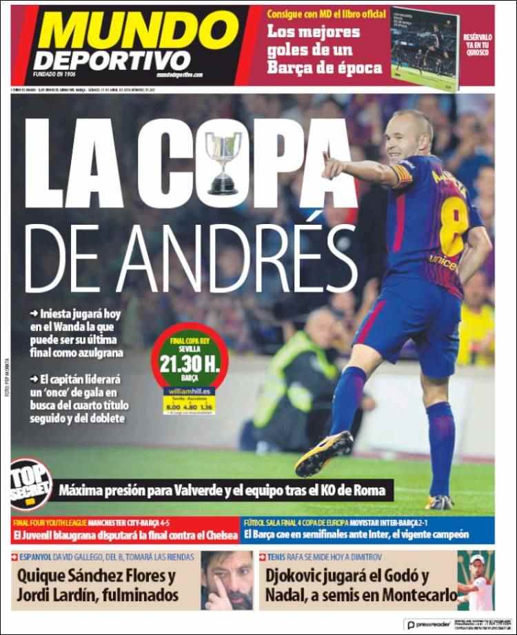 Mundo Deportivo Portada 21 04 2018