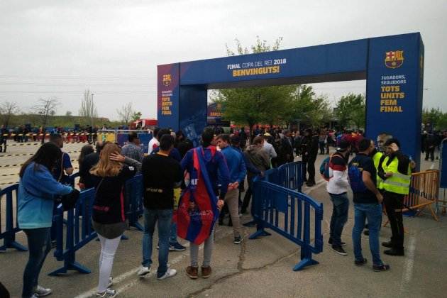 Barça Fan Zone Madrid Sevilla Final Copa del Rei 2018 Aleix Torres