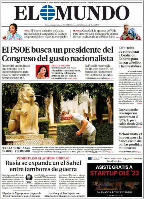 el mundo 10 agost el mundo 10 agost