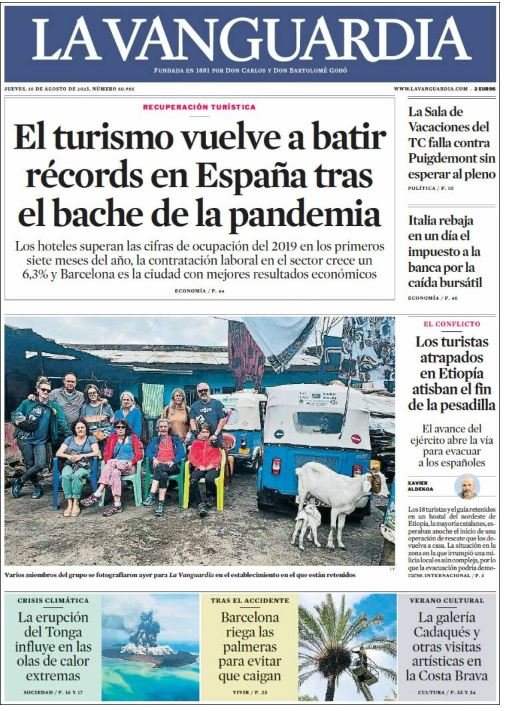 la vanguardia 10 agost la vanguardia 10 agost