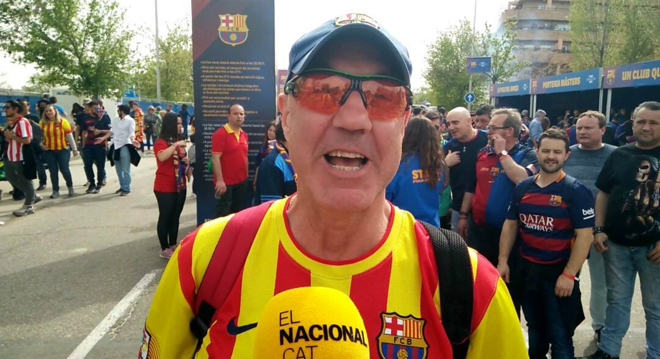 Los culés silbarán el himno español: "Es una injusticia lo que pasa en Catalunya"