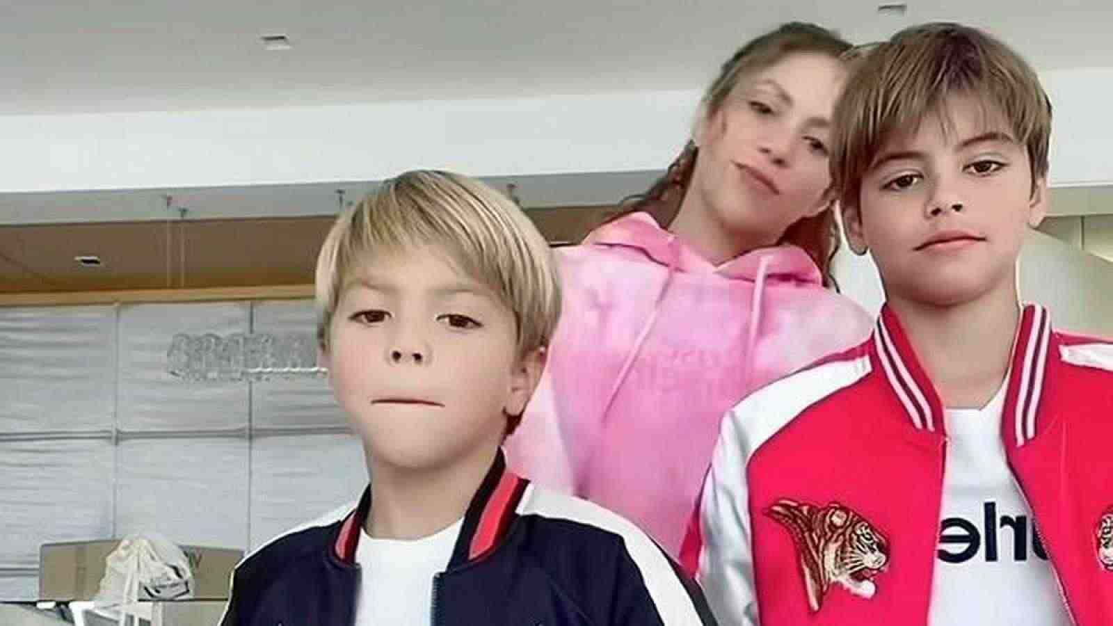 Shakira, Milan y Sasha Shakira, Milan y Sasha